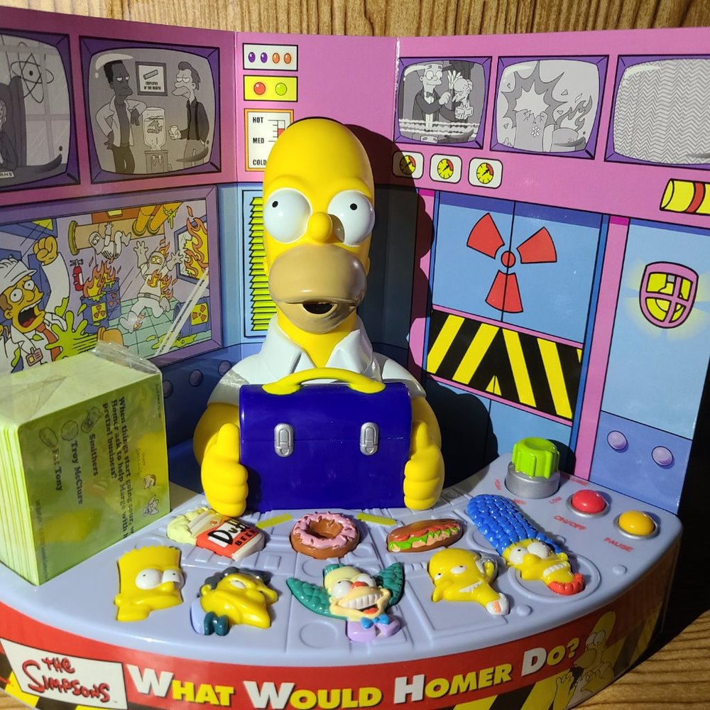 The Simpsons “What Would Homer Do?” Electronic Trivia Game (AS IS) - Picture 5 of 7